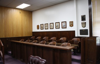 empty jury room